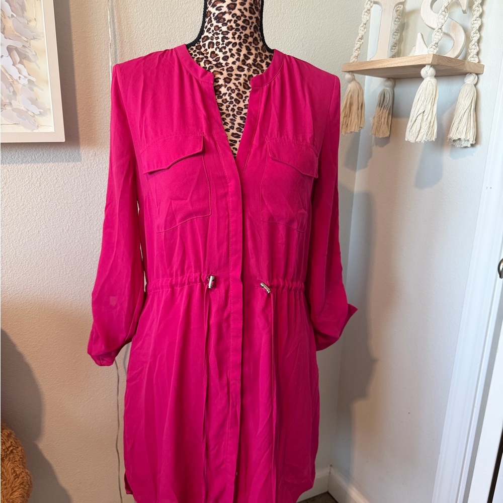 DR2 Fuchsia Long Sleeve Top
